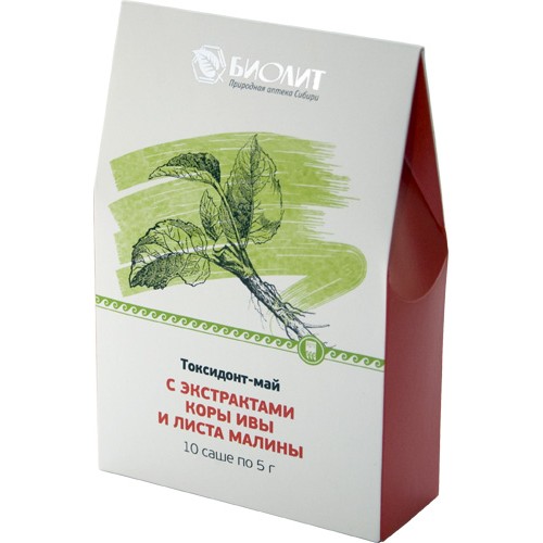 Купить Токсидонт-май с экстрактами коры ивы и листа малины  г. Саранск  